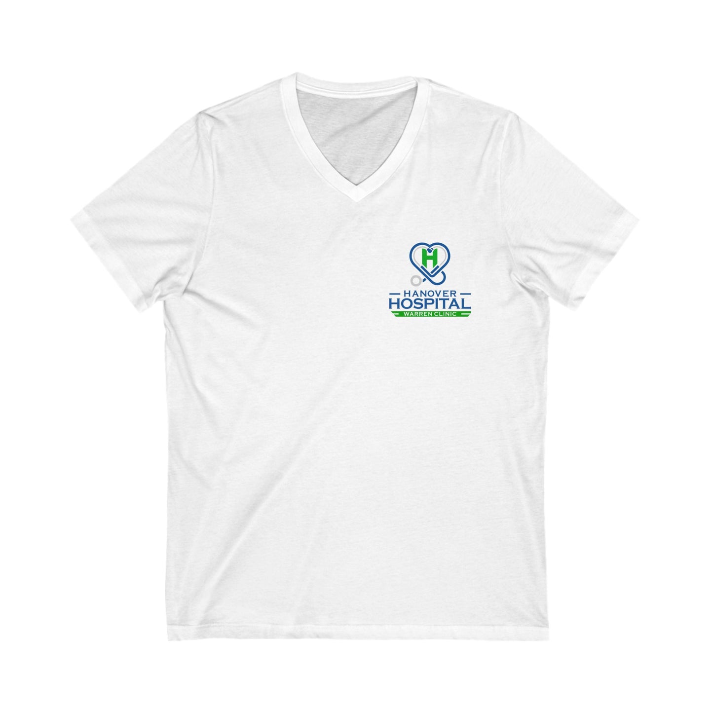 Hanover Hospital Unisex V-Neck Tee - Comfortable Healthcare Apparel