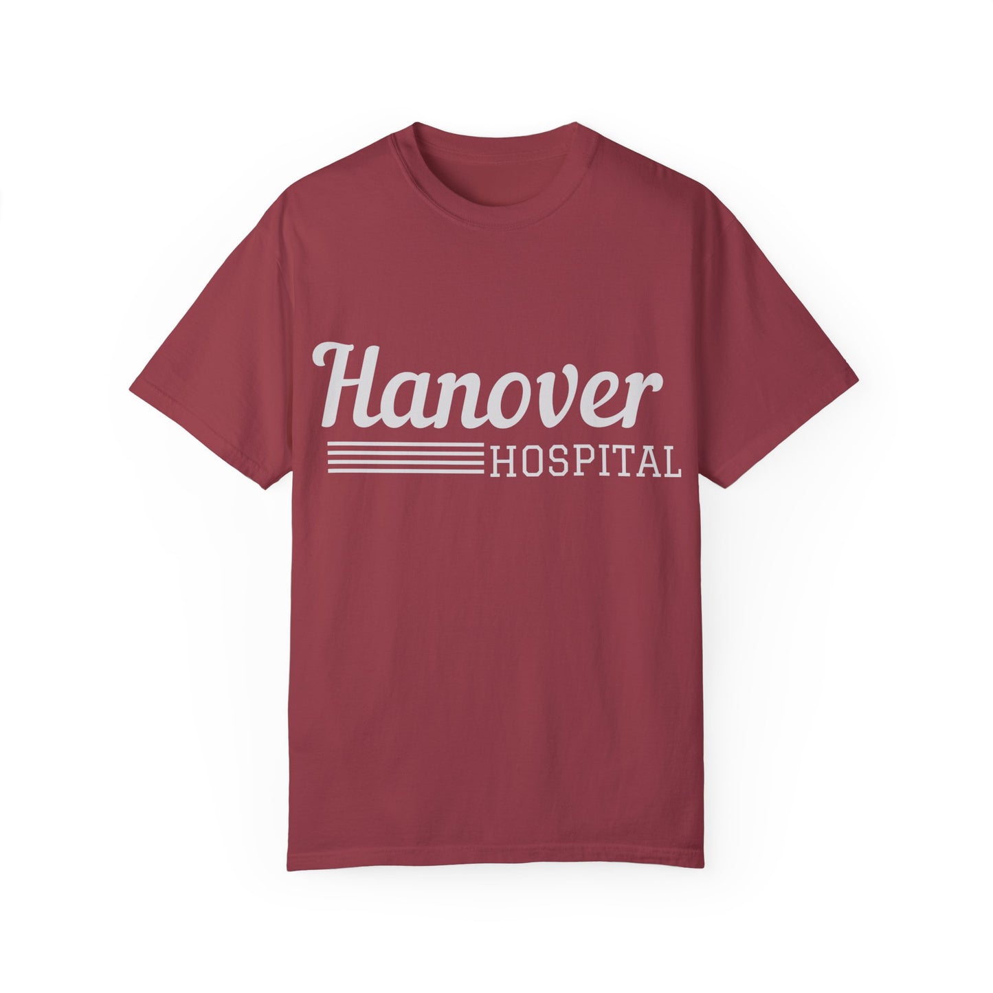 Hanover Hospital Unisex Garment-Dyed T-shirt - Comfortable & Stylish Healthcare Apparel