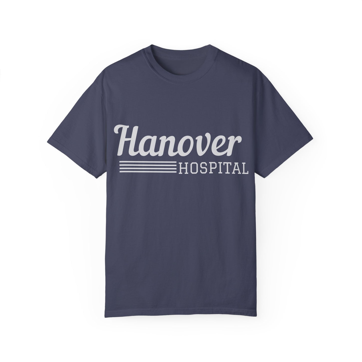 Hanover Hospital Unisex Garment-Dyed T-shirt - Comfortable & Stylish Healthcare Apparel