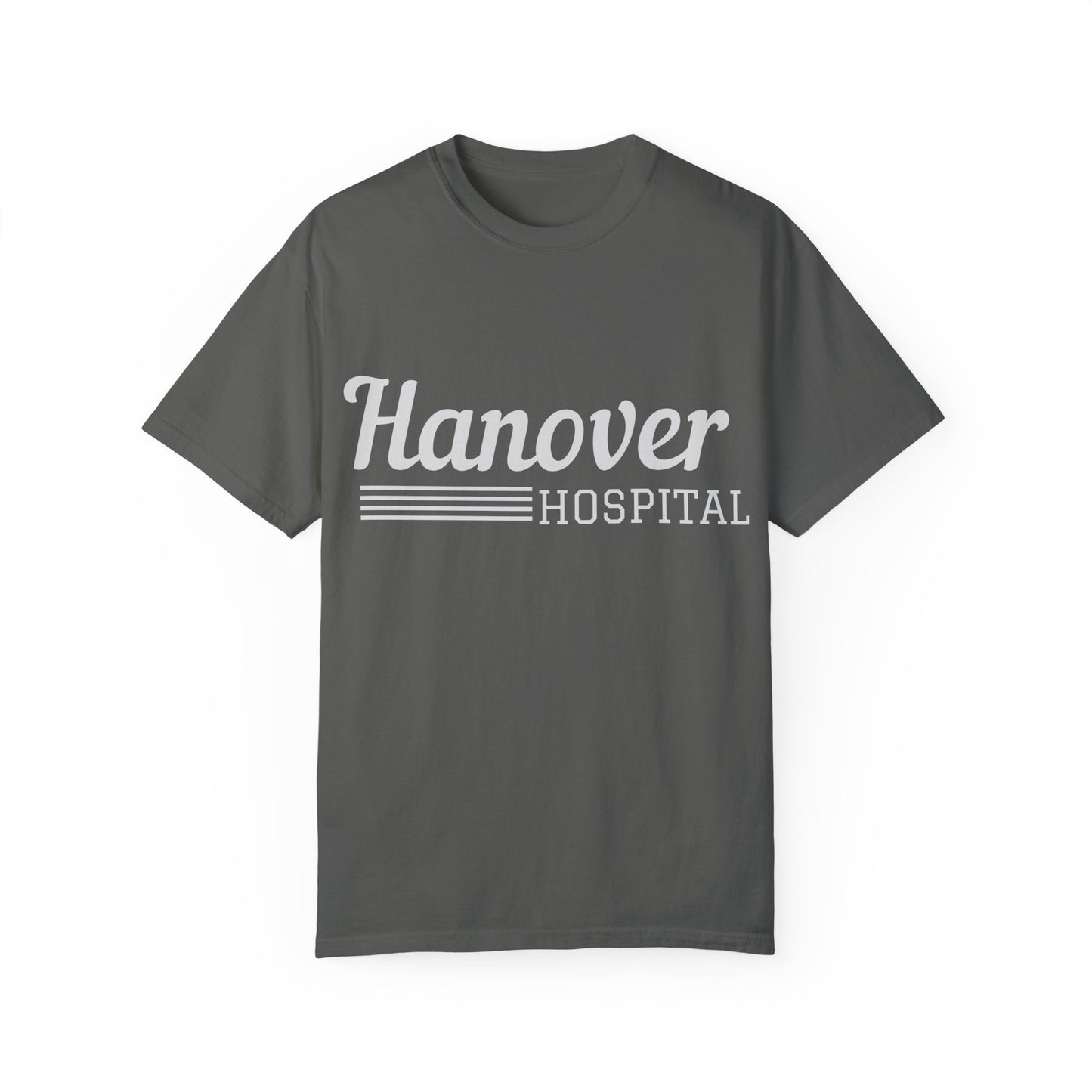 Hanover Hospital Unisex Garment-Dyed T-shirt - Comfortable & Stylish Healthcare Apparel