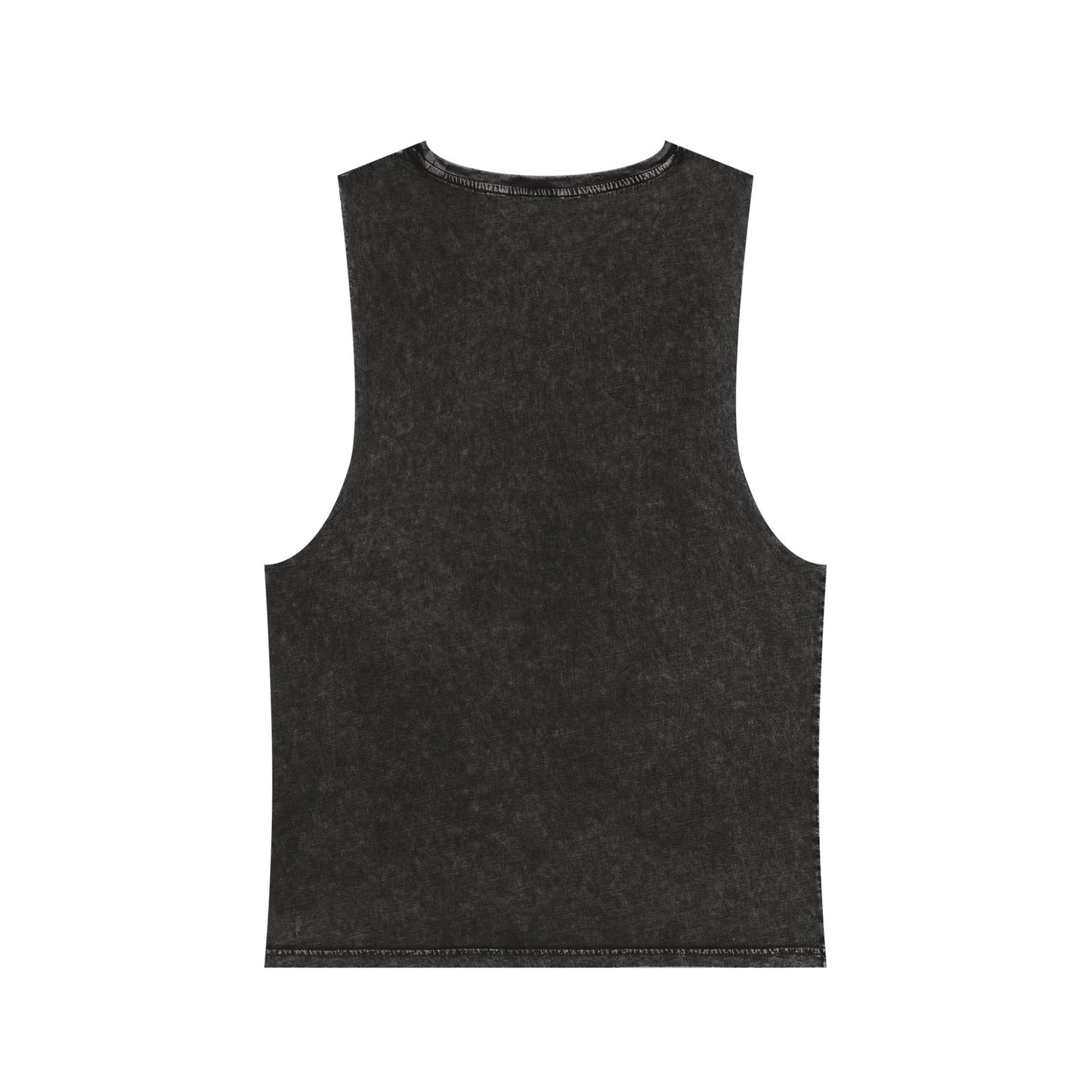 Hanover Kansas Unisex Stonewash Tank Top - Vintage Floral Design