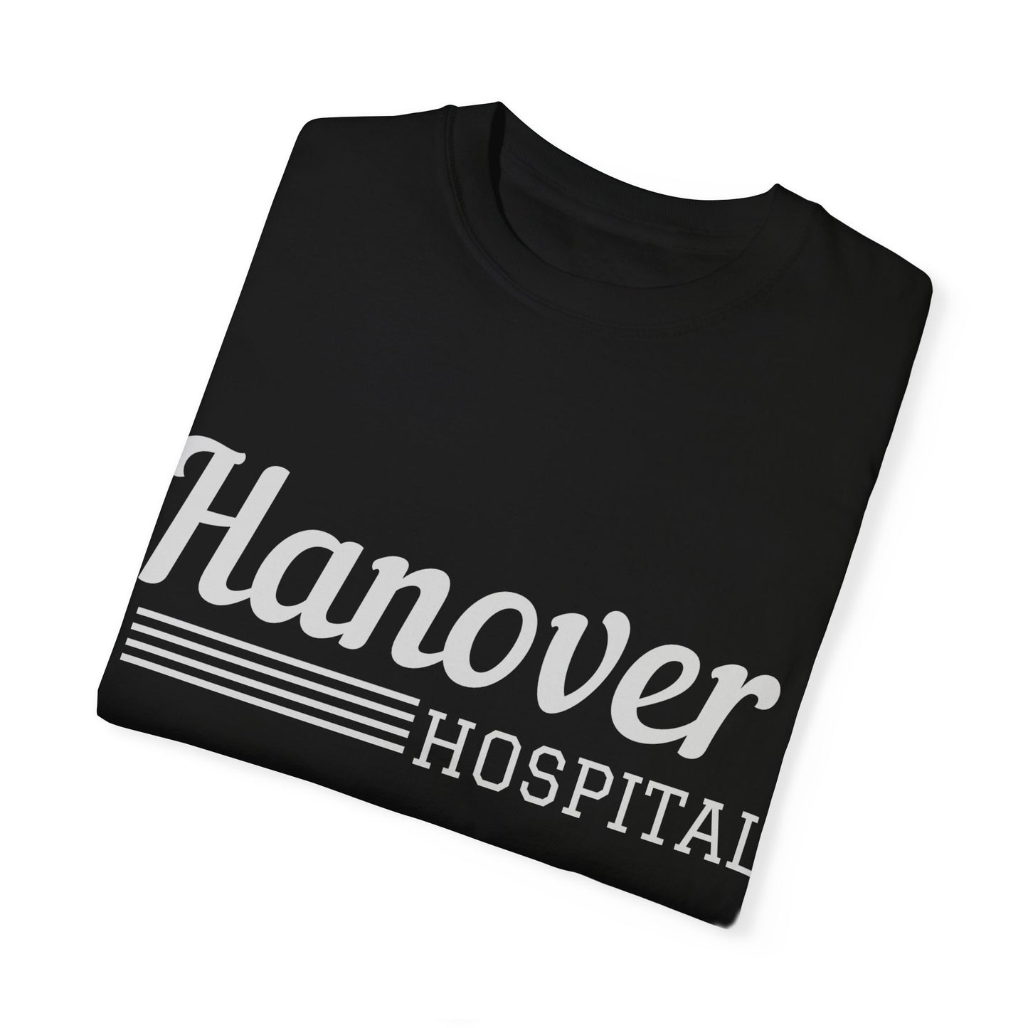 Hanover Hospital Unisex Garment-Dyed T-shirt - Comfortable & Stylish Healthcare Apparel