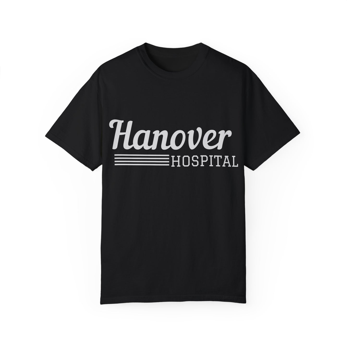Hanover Hospital Unisex Garment-Dyed T-shirt - Comfortable & Stylish Healthcare Apparel