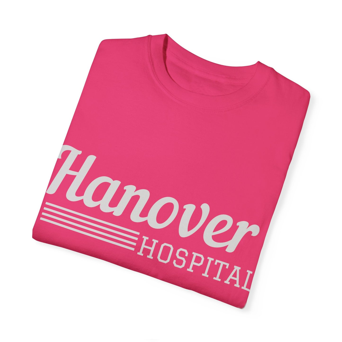 Hanover Hospital Unisex Garment-Dyed T-shirt - Comfortable & Stylish Healthcare Apparel