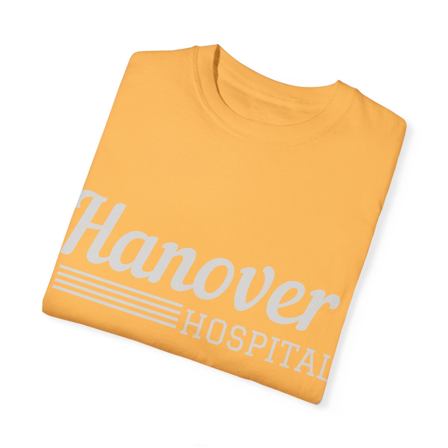 Hanover Hospital Unisex Garment-Dyed T-shirt - Comfortable & Stylish Healthcare Apparel
