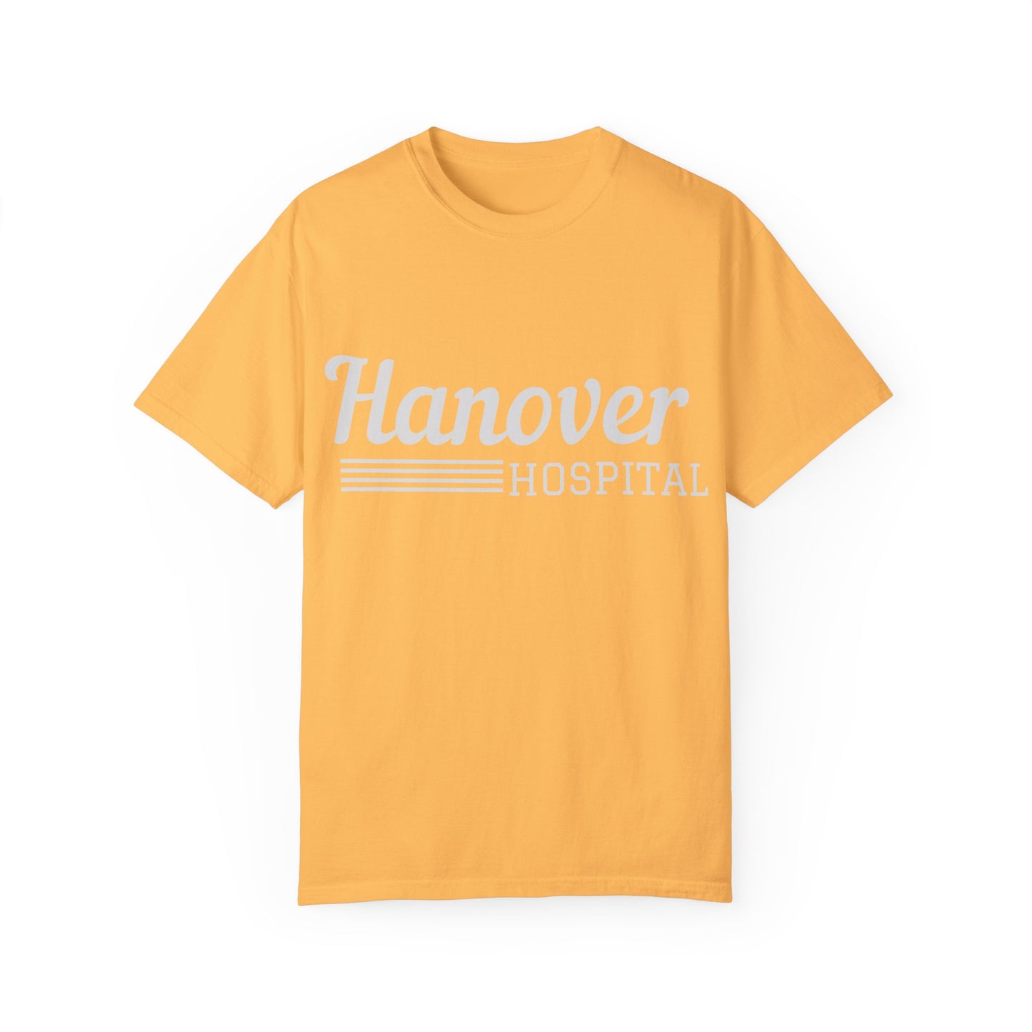 Hanover Hospital Unisex Garment-Dyed T-shirt - Comfortable & Stylish Healthcare Apparel