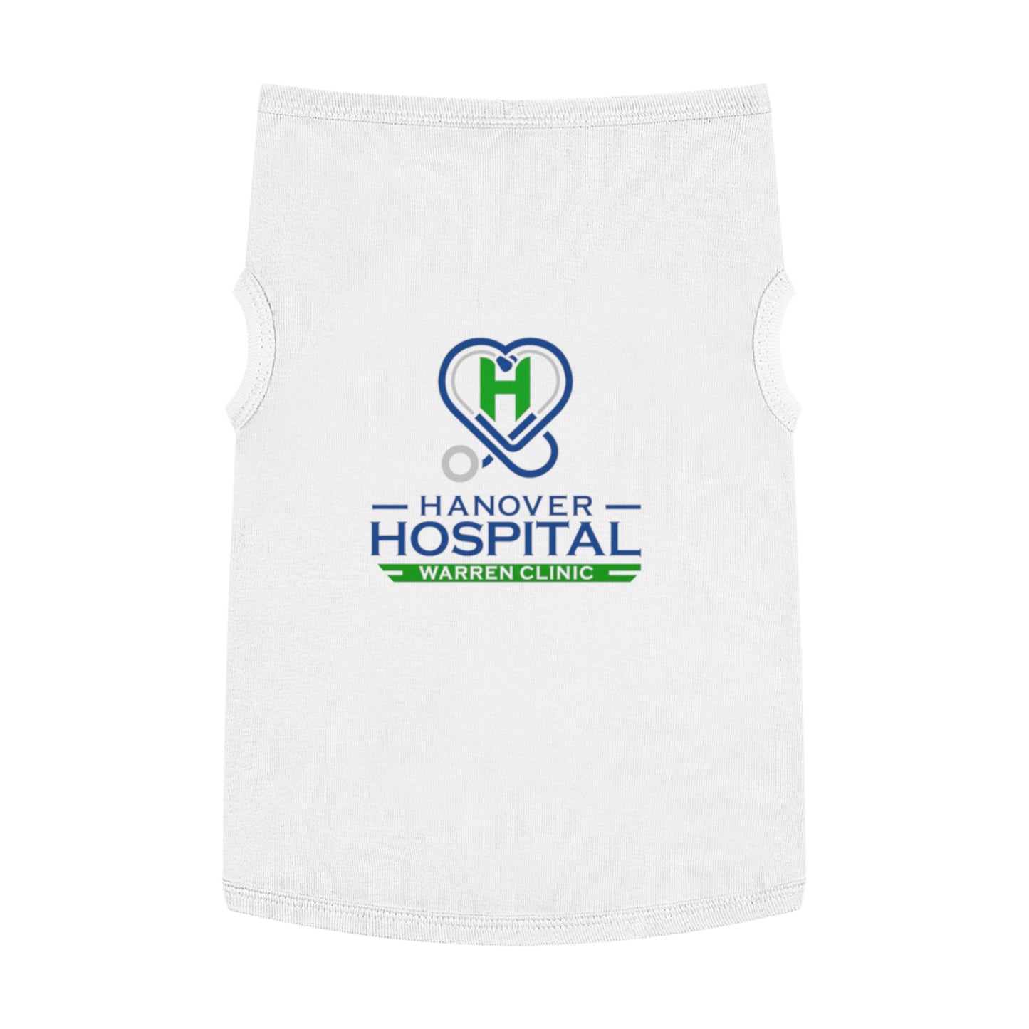 Cute Pet Tank Top - Hanover Hospital Heart Design for Dog Lovers