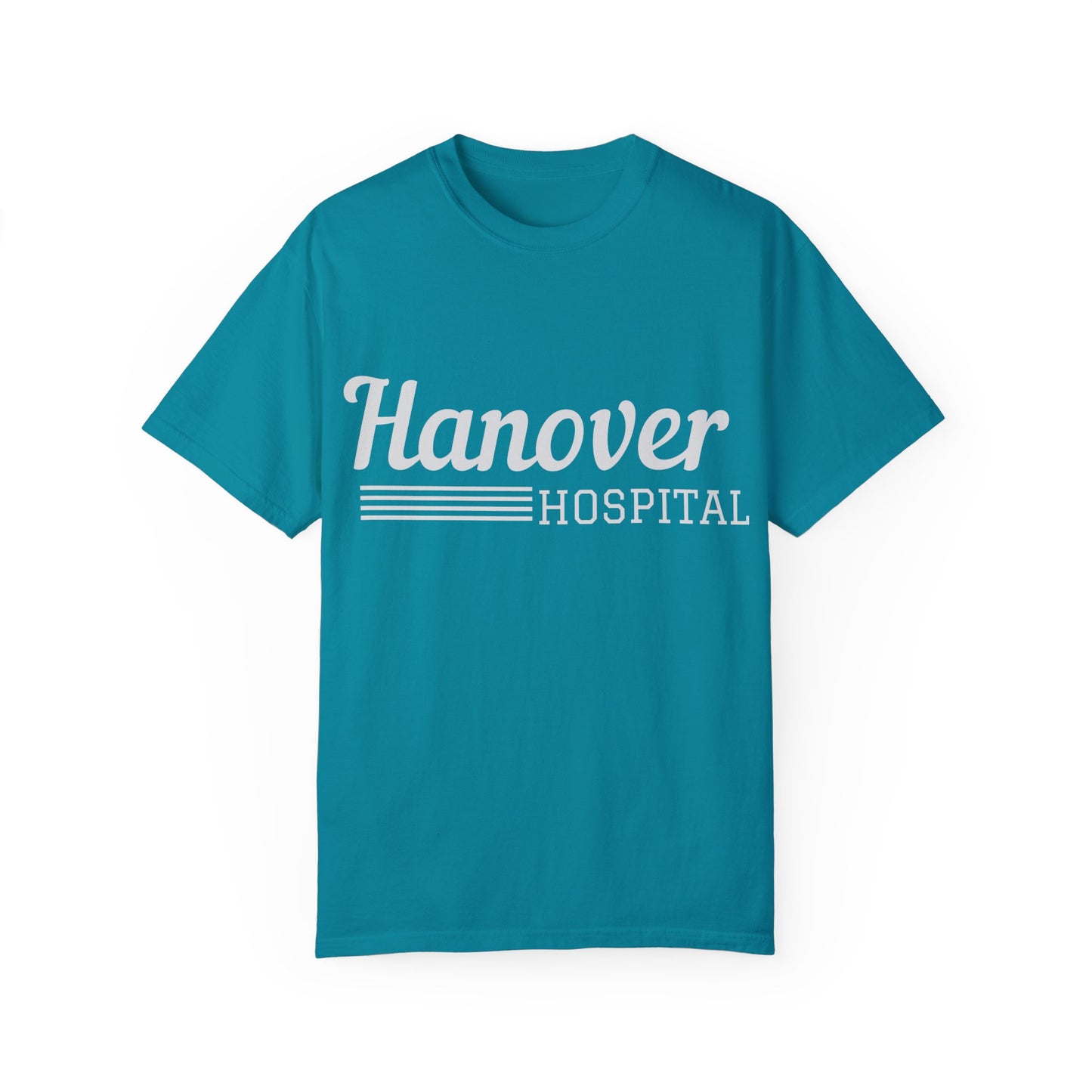 Hanover Hospital Unisex Garment-Dyed T-shirt - Comfortable & Stylish Healthcare Apparel