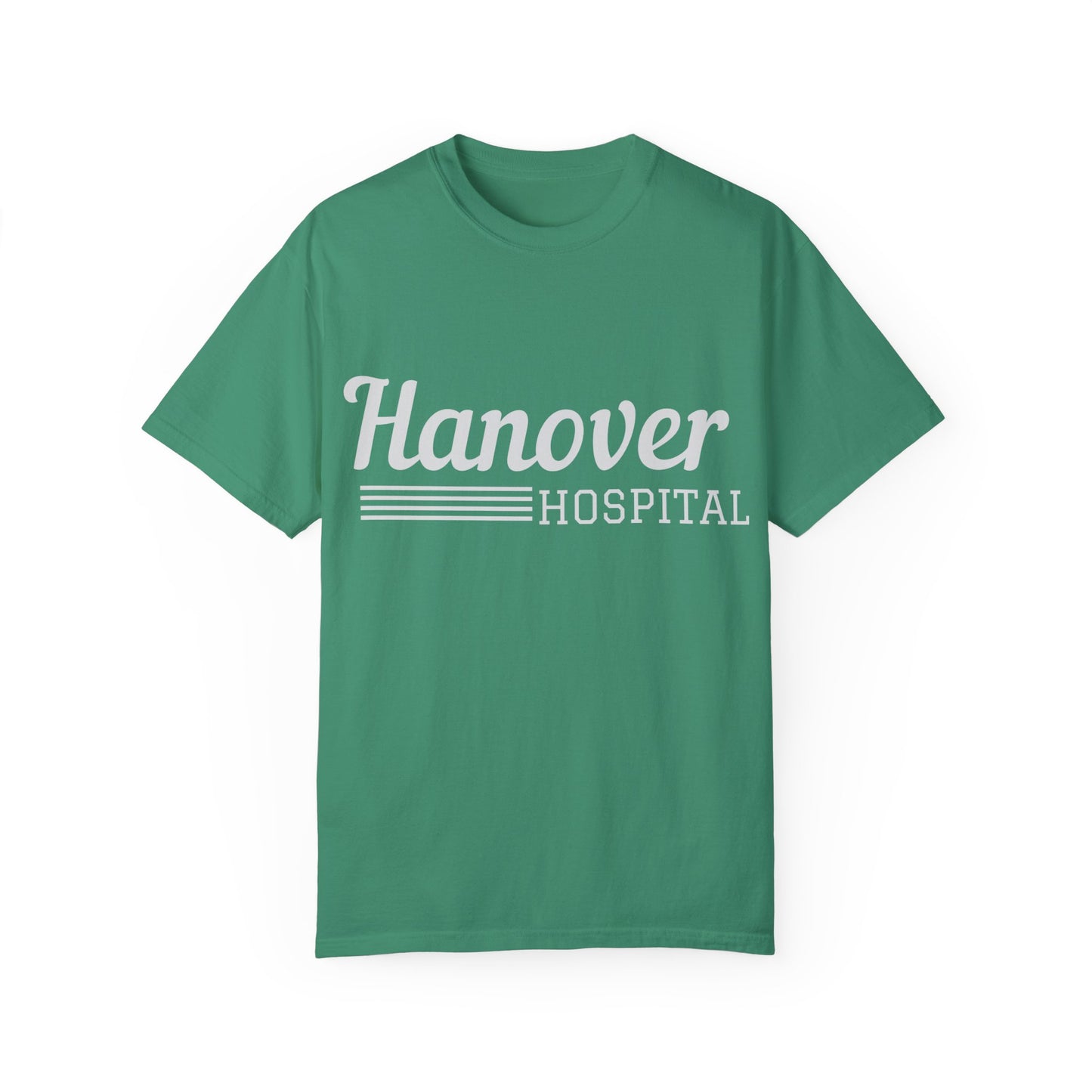 Hanover Hospital Unisex Garment-Dyed T-shirt - Comfortable & Stylish Healthcare Apparel