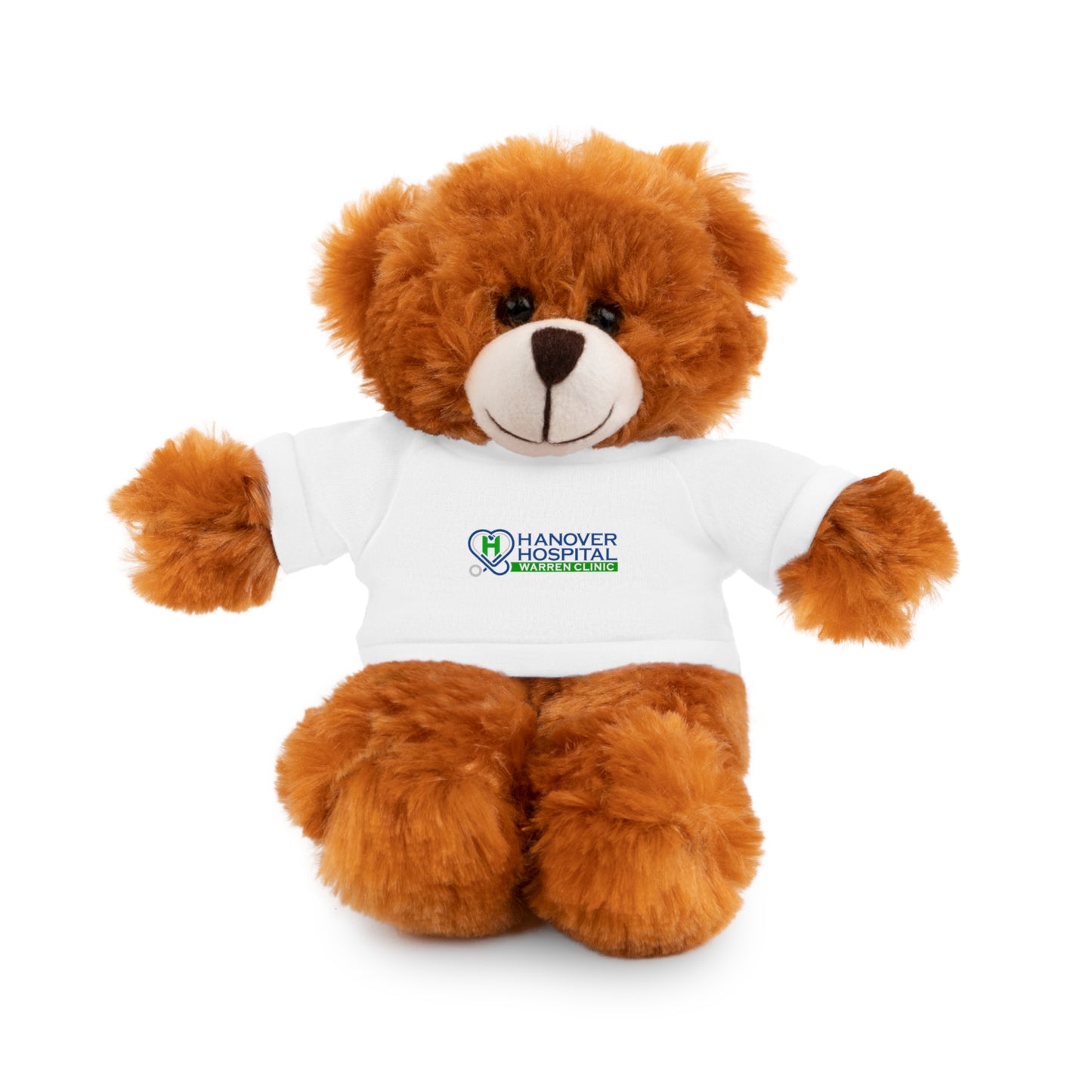 Customizable Stuffed Animal with Hospital Tee - Perfect Gift for Kids and Comfort