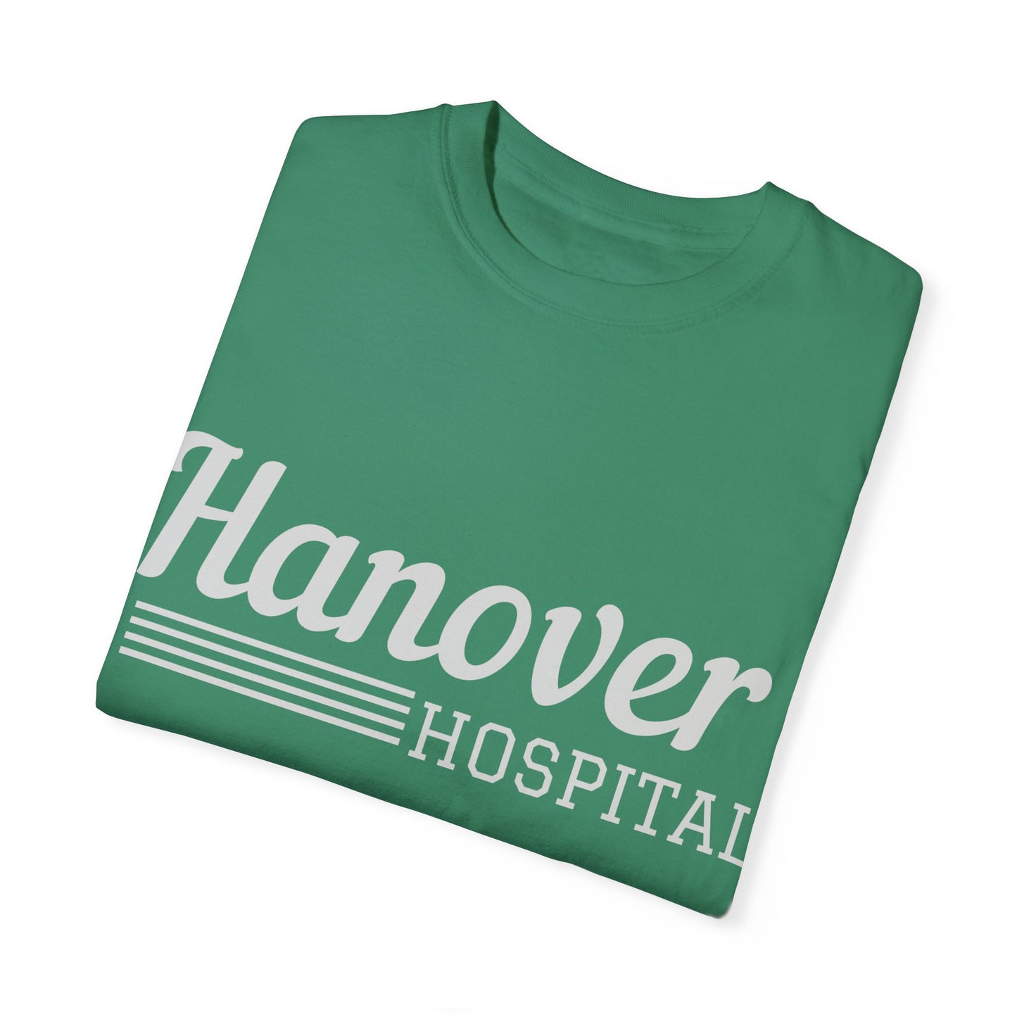 Hanover Hospital Unisex Garment-Dyed T-shirt - Comfortable & Stylish Healthcare Apparel
