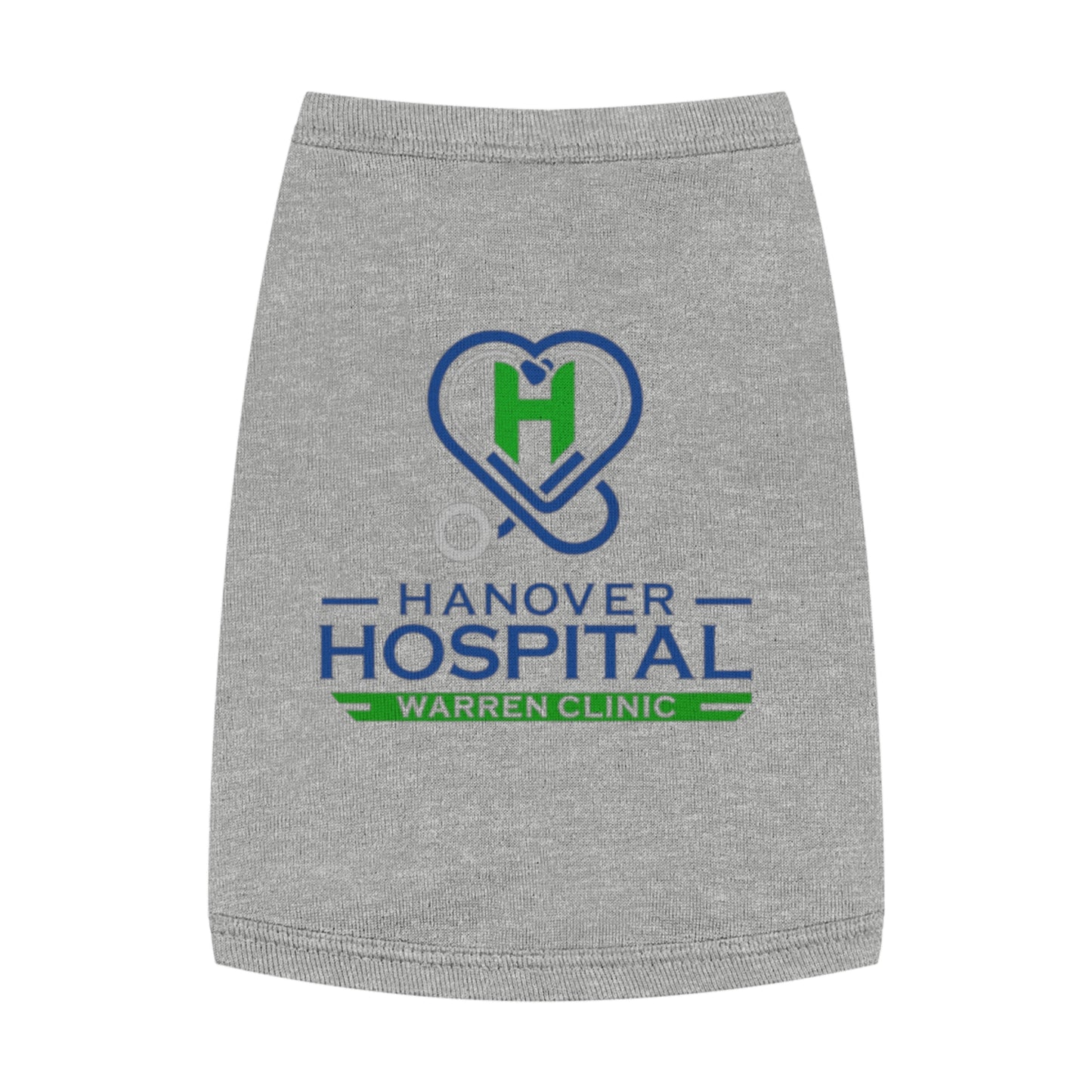 Cute Pet Tank Top - Hanover Hospital Heart Design for Dog Lovers