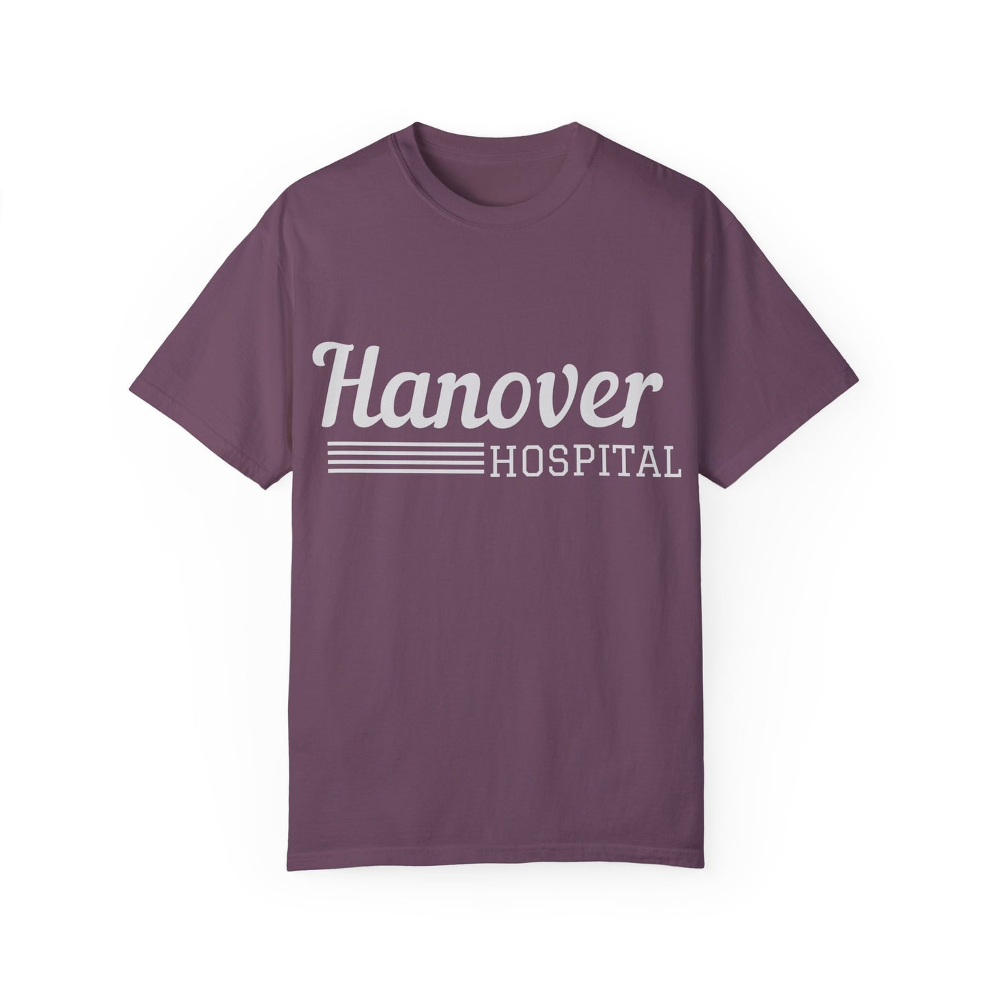 Hanover Hospital Unisex Garment-Dyed T-shirt - Comfortable & Stylish Healthcare Apparel