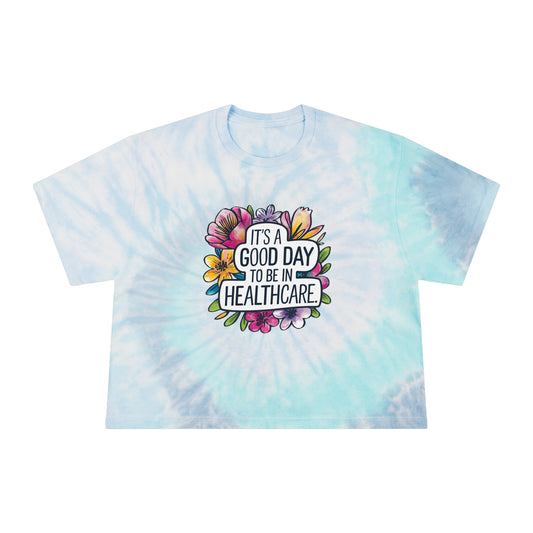 Healthcare Appreciation Tie-Dye Crop Tee