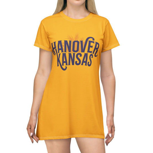 Hanover Kansas T-Shirt Dress - Casual Summer Style for Locals & Travelers